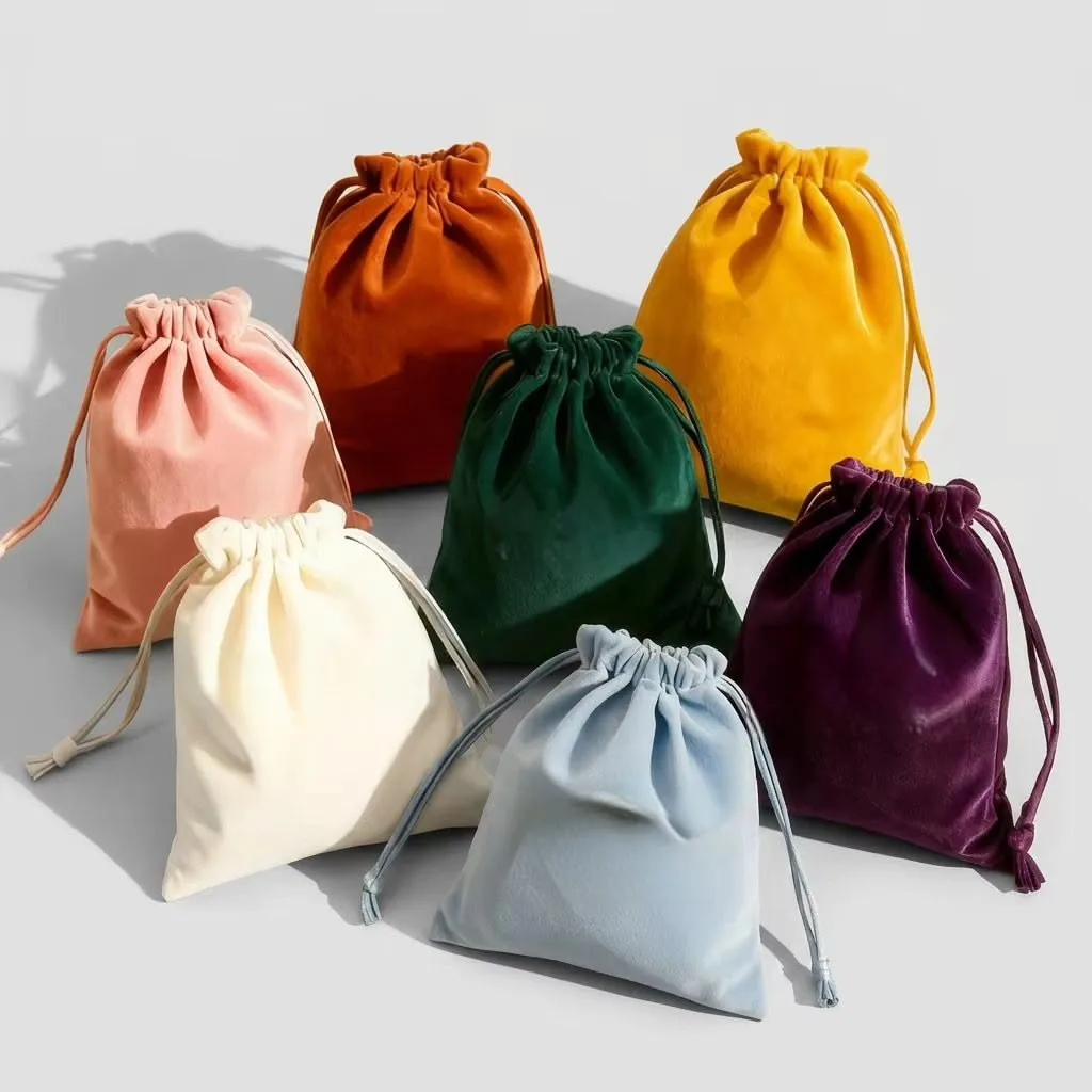 Custom Logo Velvet Pouch